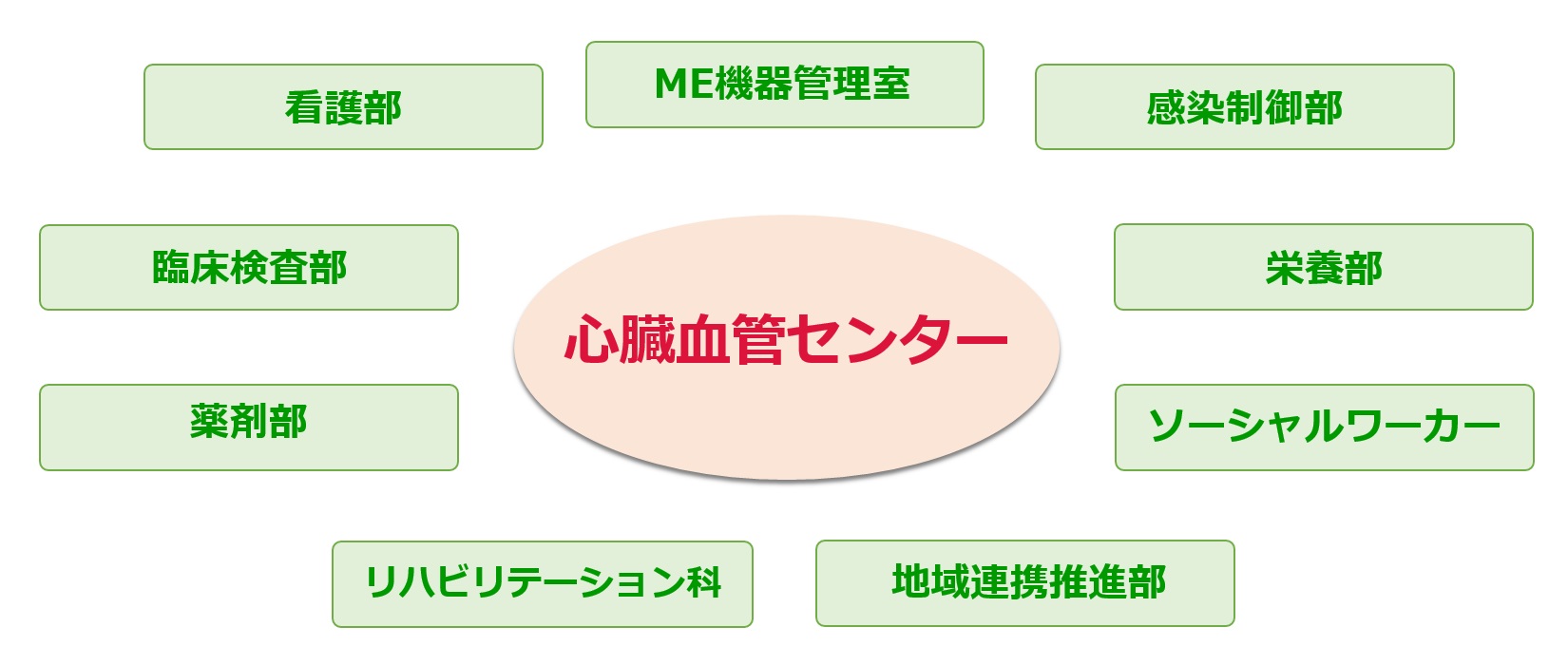 看護部・中央部門バックアップ｜チーム医療